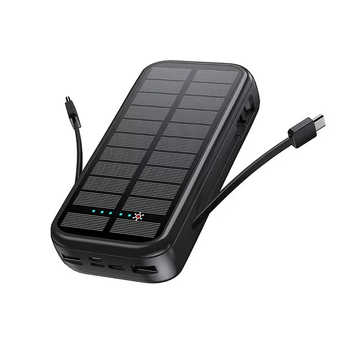 پاوربانک گرین لاین مدل PD20W SOLAR 2 ظرفیت 20000 میلی‌آمپر ساعت