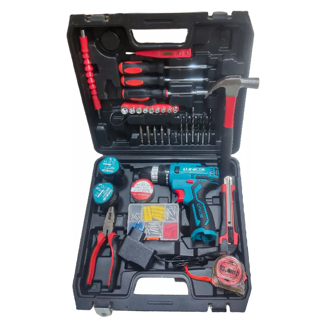 مجموعه 98 عددی دریل پیچ گوشتی شارژی 10 میلی متری 14.4 ولت لانکر مدل M_CD14.4V/98PCS