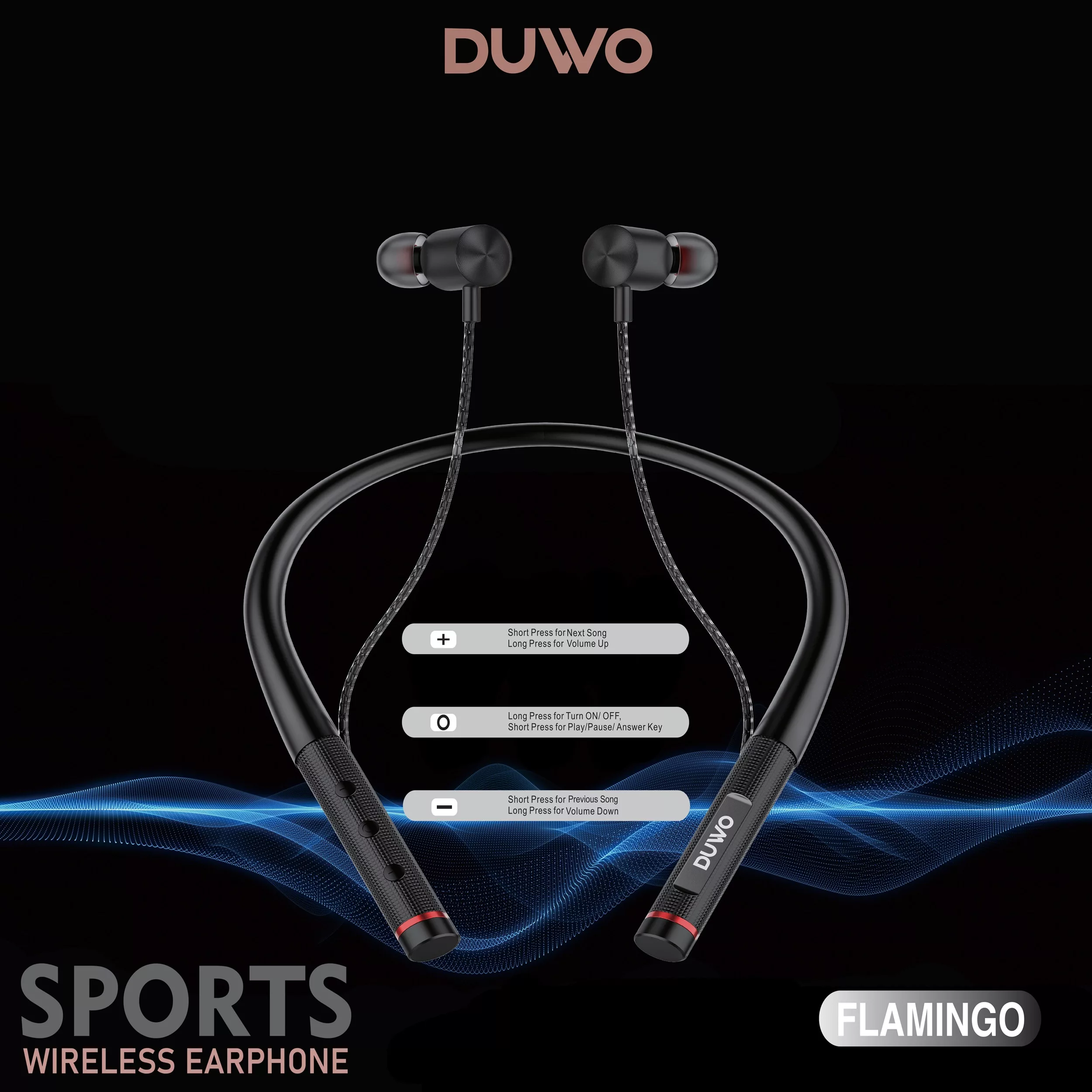 هدفون بلوتوثی داوو مدل Flamingo