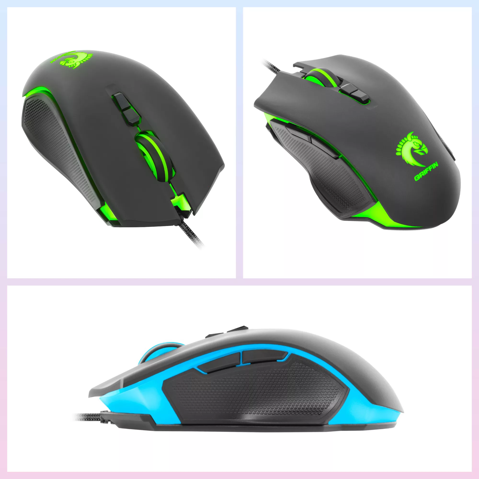 ماوس مخصوص بازی گرین مدل GM604-RGB