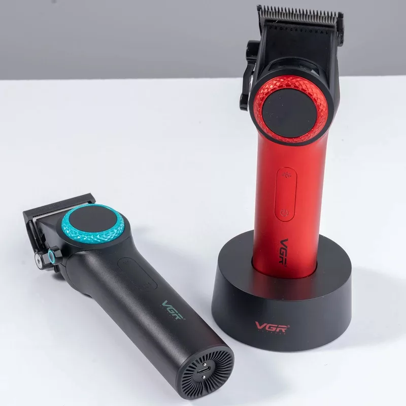 ماشین اصلاح موی سر و صورت شارژی وی جی ار مدل V-001(Gold)