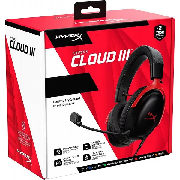 هدست گیمینگ هایپرایکس مدل  Cloud III