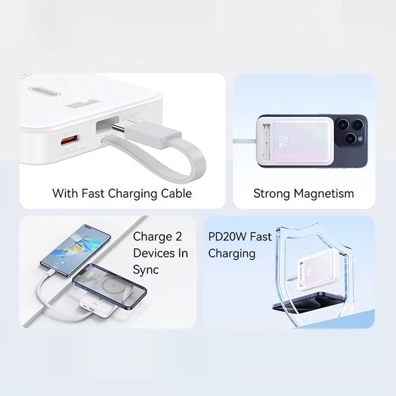 پاوربانک یوسمز مدل CD219 ظرفیت 10000 میلی آمپر ساعت