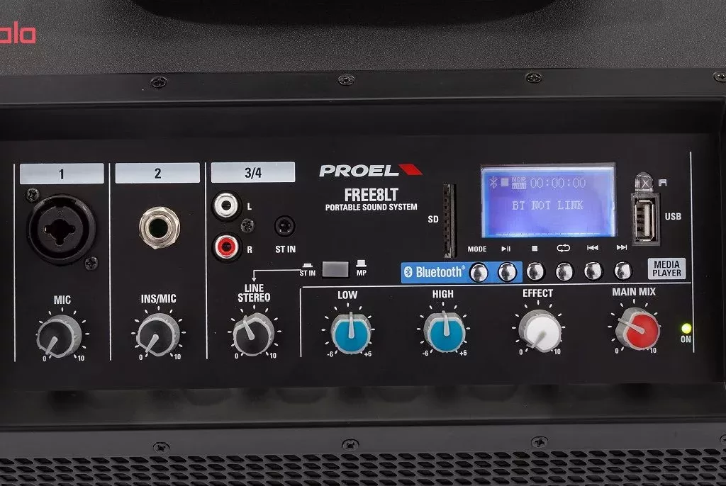 اسپیکر بلوتوثی قابل حمل پروئل مدل Free8LT