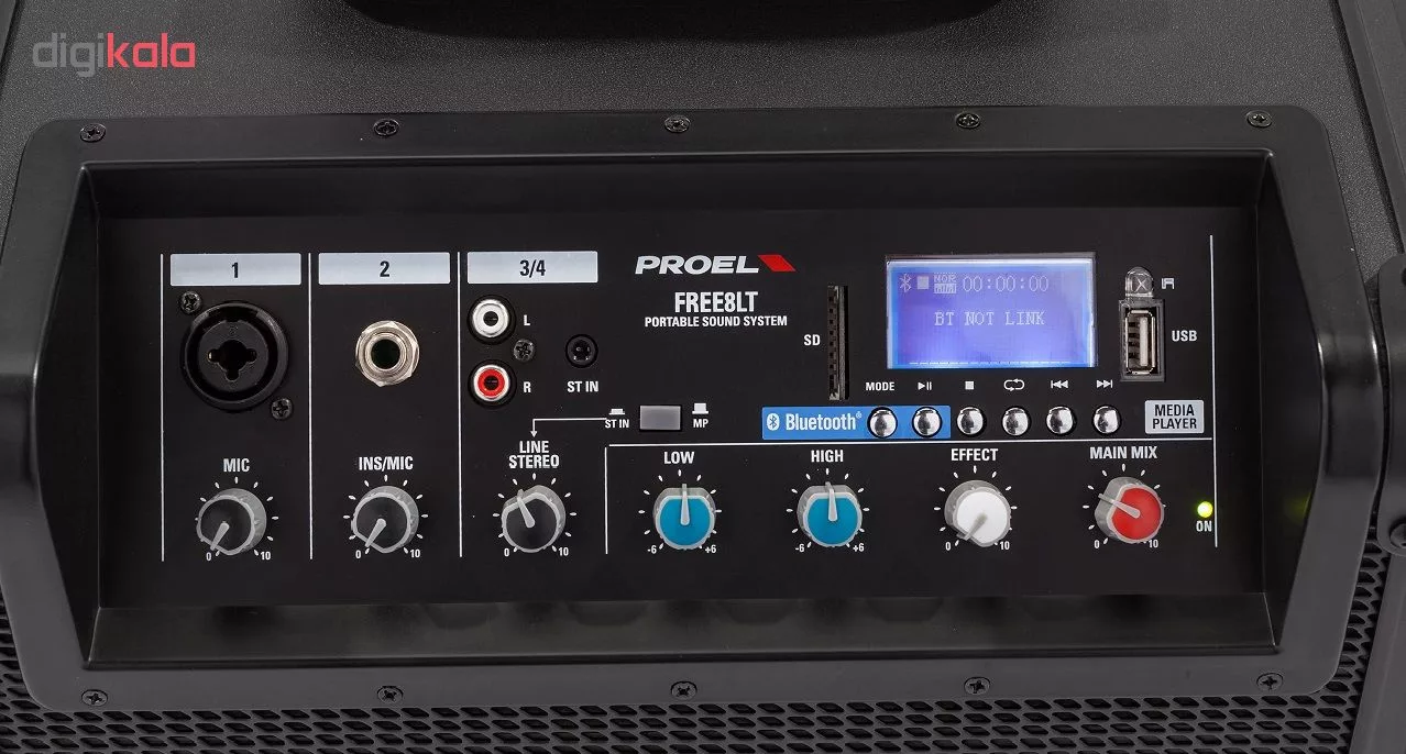اسپیکر بلوتوثی قابل حمل پروئل مدل Free8LT