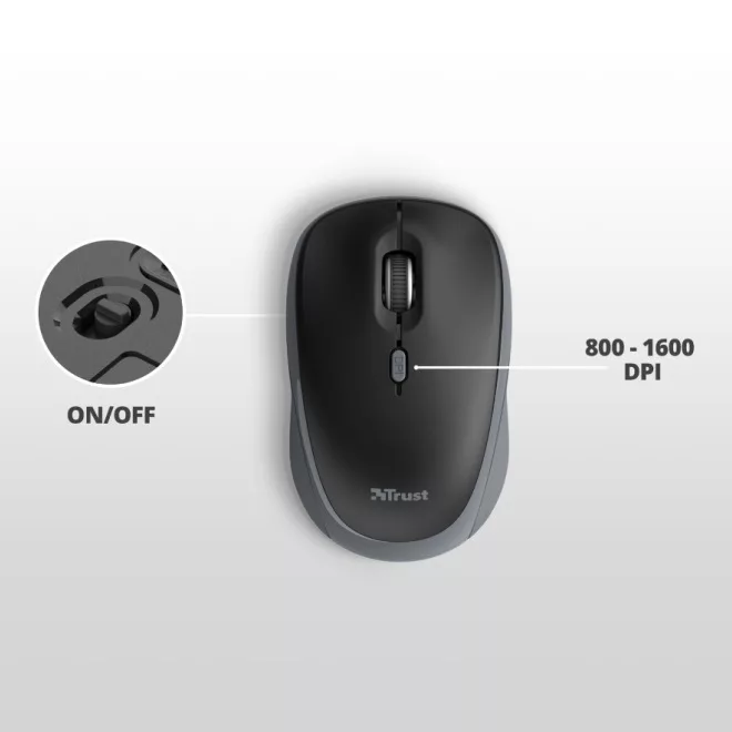 ماوس بی سیم تراست مدل YVI