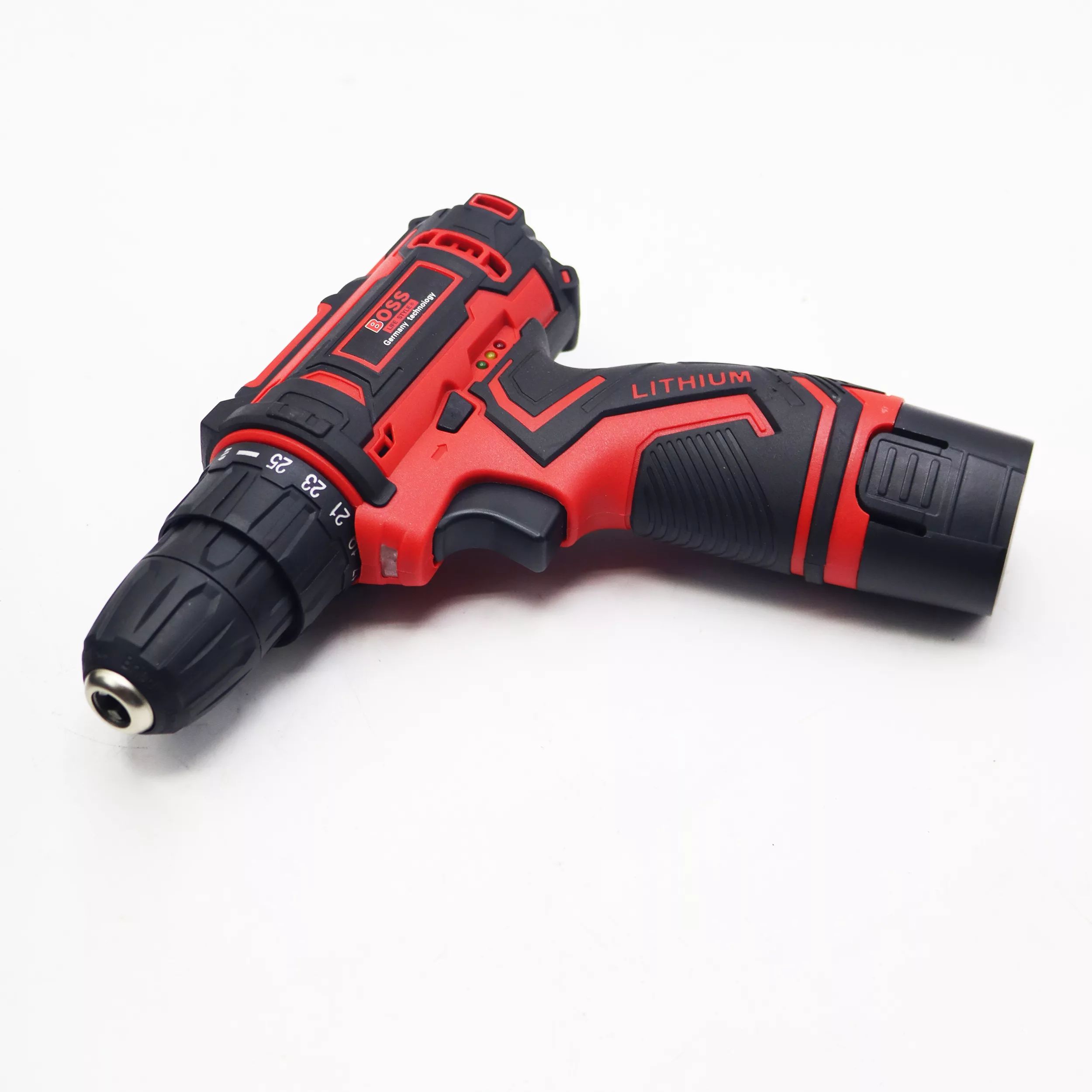 دریل پیچ گوشتی 10 میلی متری 18 ولت باس مدل شارژی کد YP-18V مجموعه 28 عددی