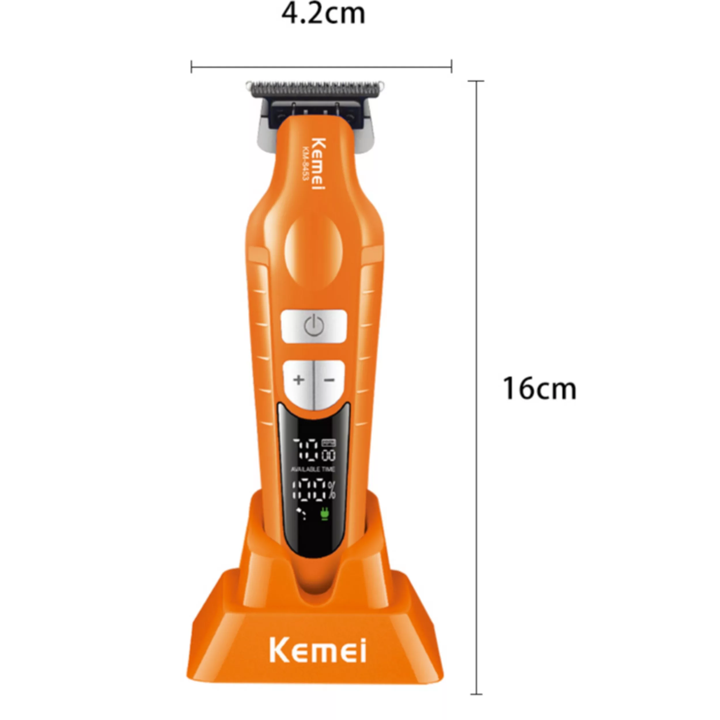 ماشین اصلاح موی سر و صورت شارژی کیمی مدل KM-8543 مجموعه 2 عددی