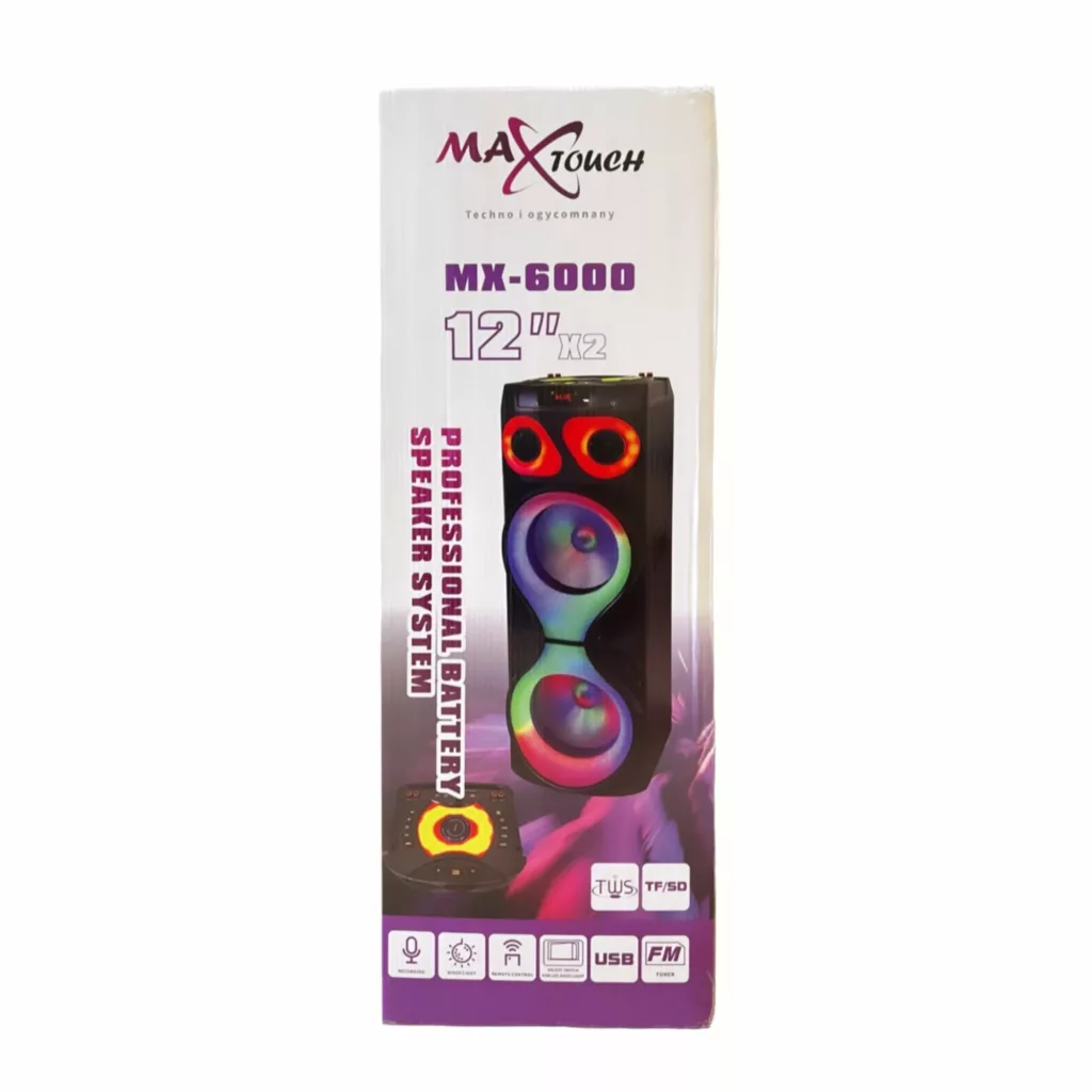 اسپیکر بلوتوثی قابل حمل مکس تاچ مدل MX-6000