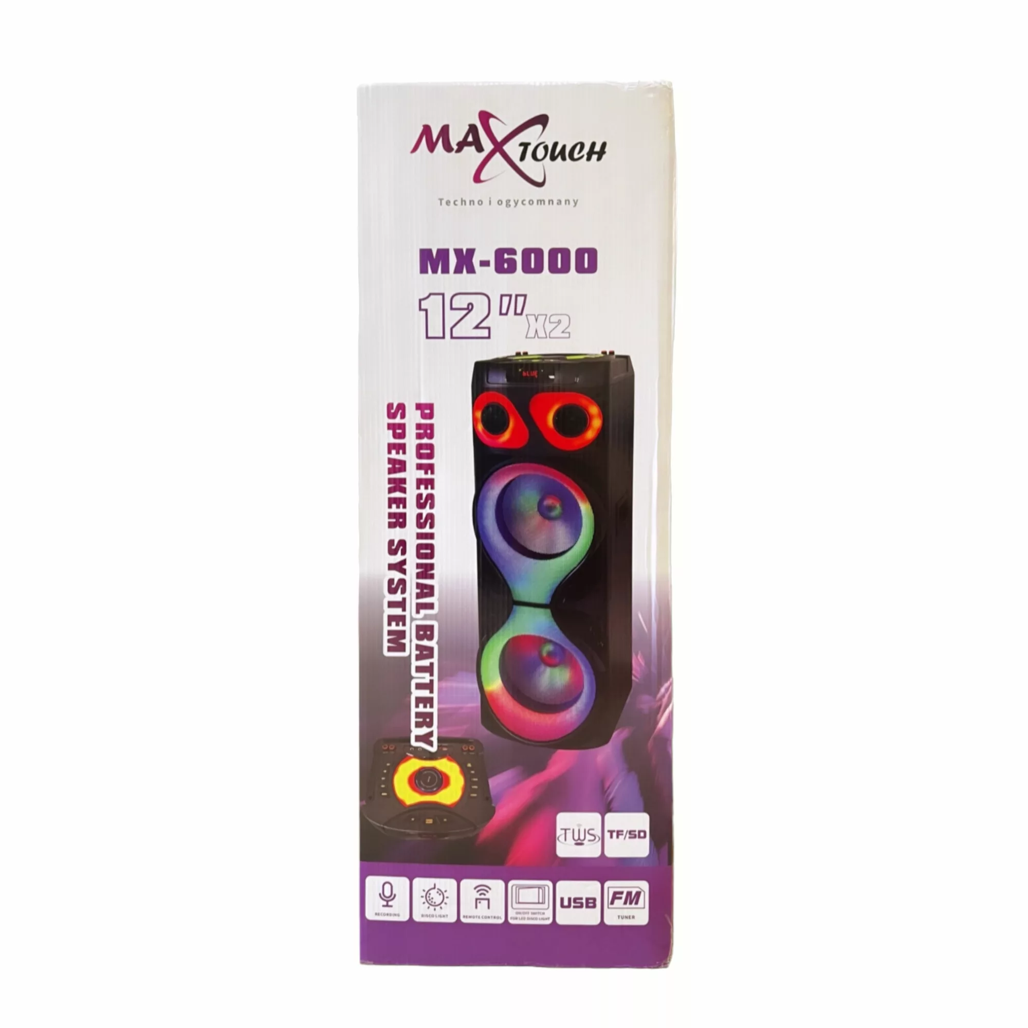 اسپیکر بلوتوثی قابل حمل مکس تاچ مدل MX-6000