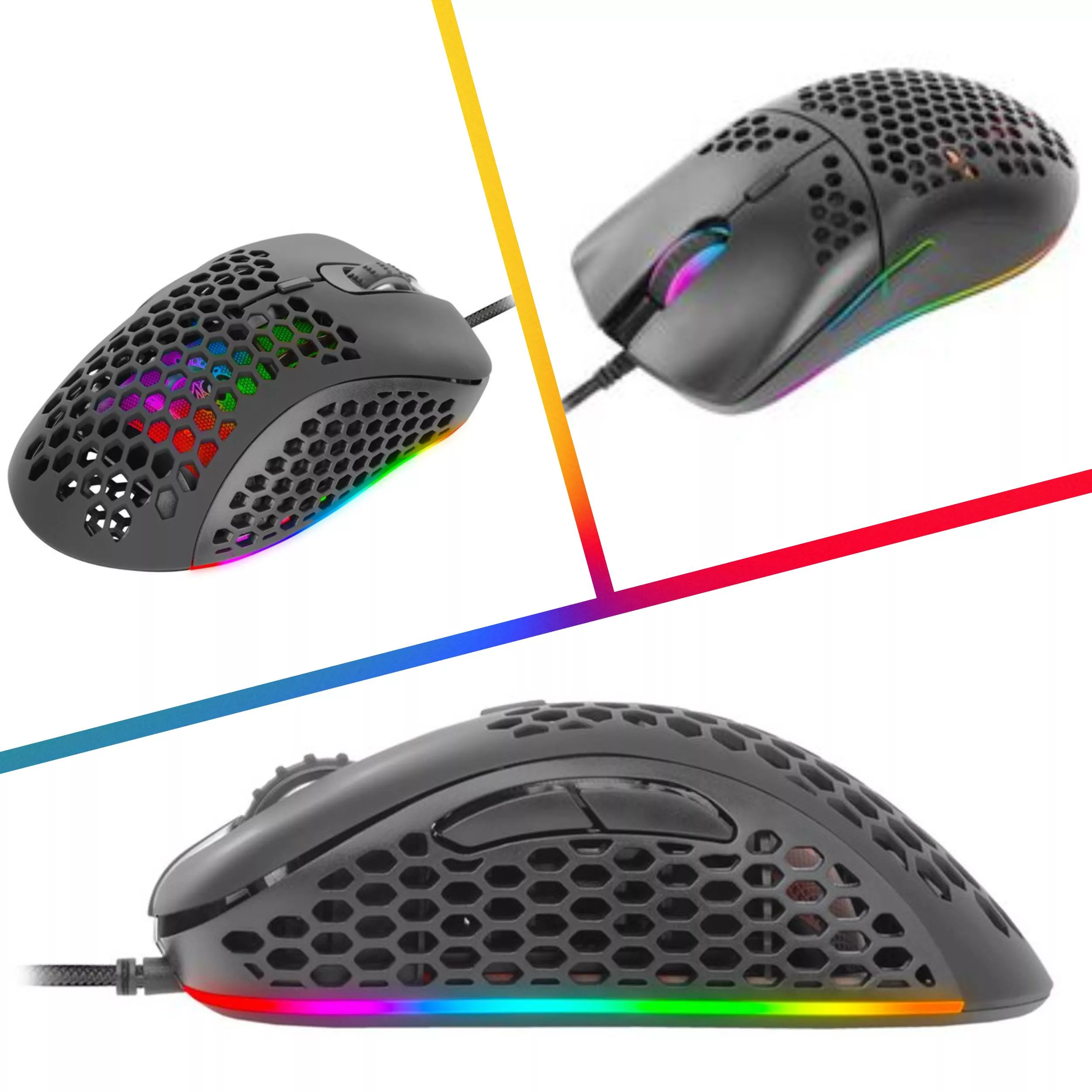 ماوس مخصوص بازی گرین مدل GM606-RGB