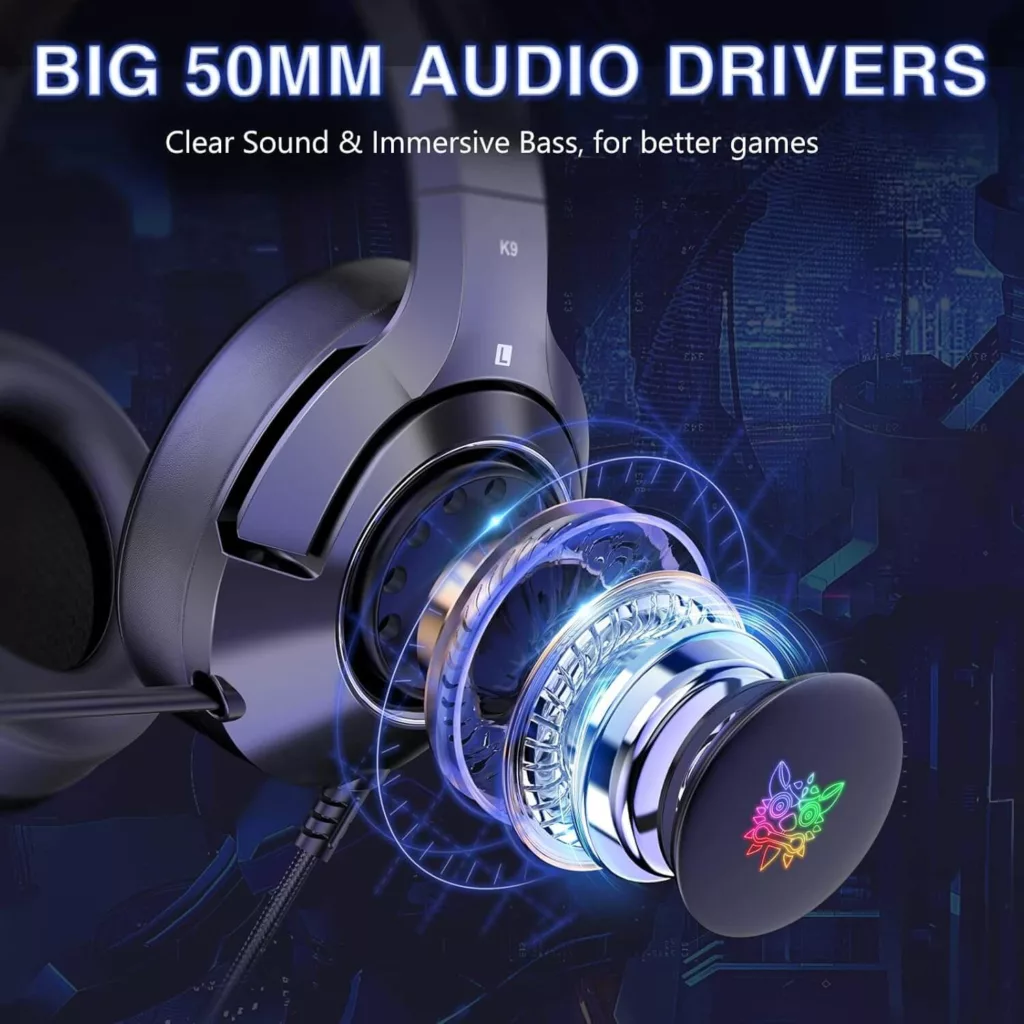 هدست مخصوص بازی سیوتک مدل K9 RGB