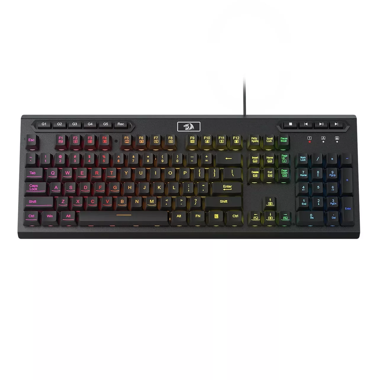 کیبورد مخصوص بازی ردراگون مدل Aditya K513-RGB