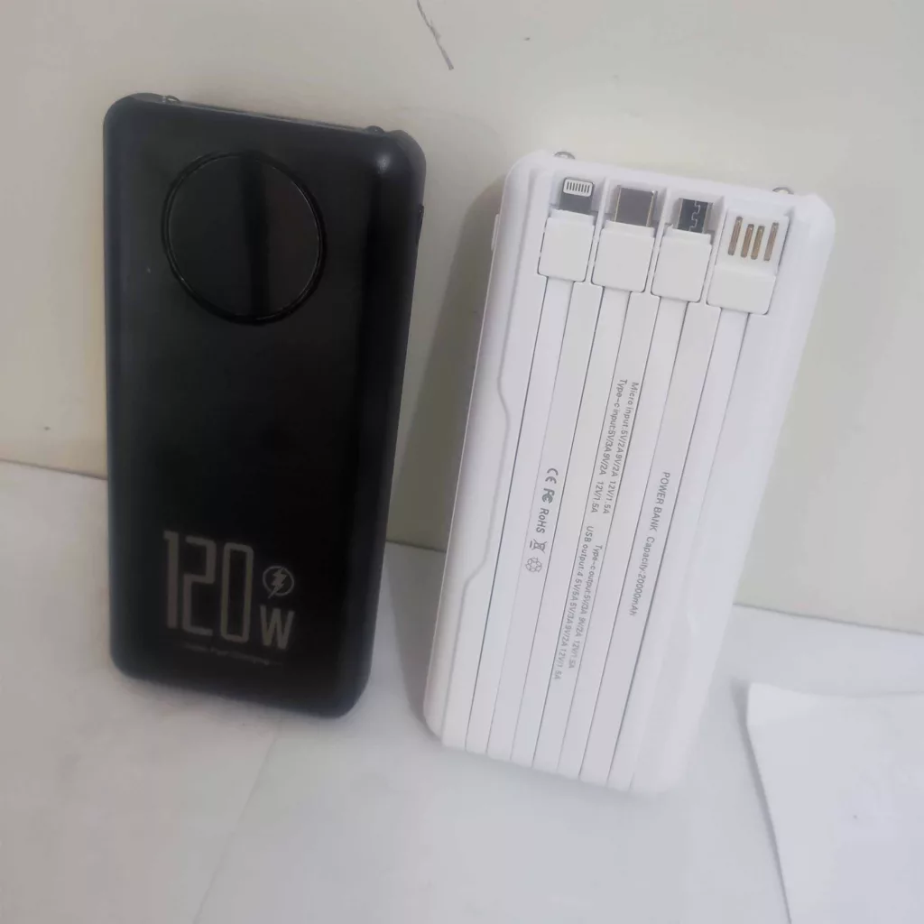 پاوربانک مدل Turbo ظرفیت 20000 میلی آمپر ساعت