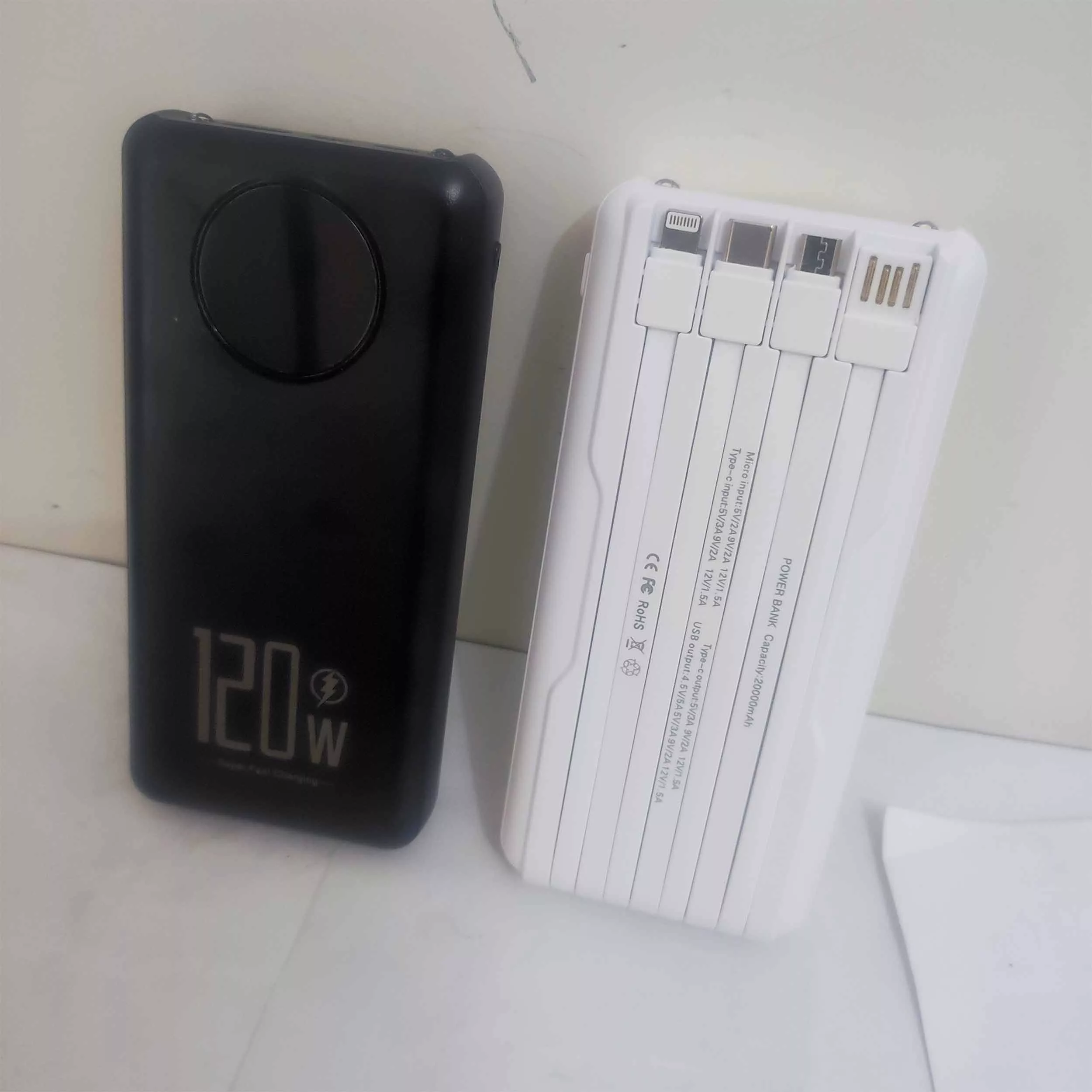 پاوربانک مدل Turbo ظرفیت 20000 میلی آمپر ساعت