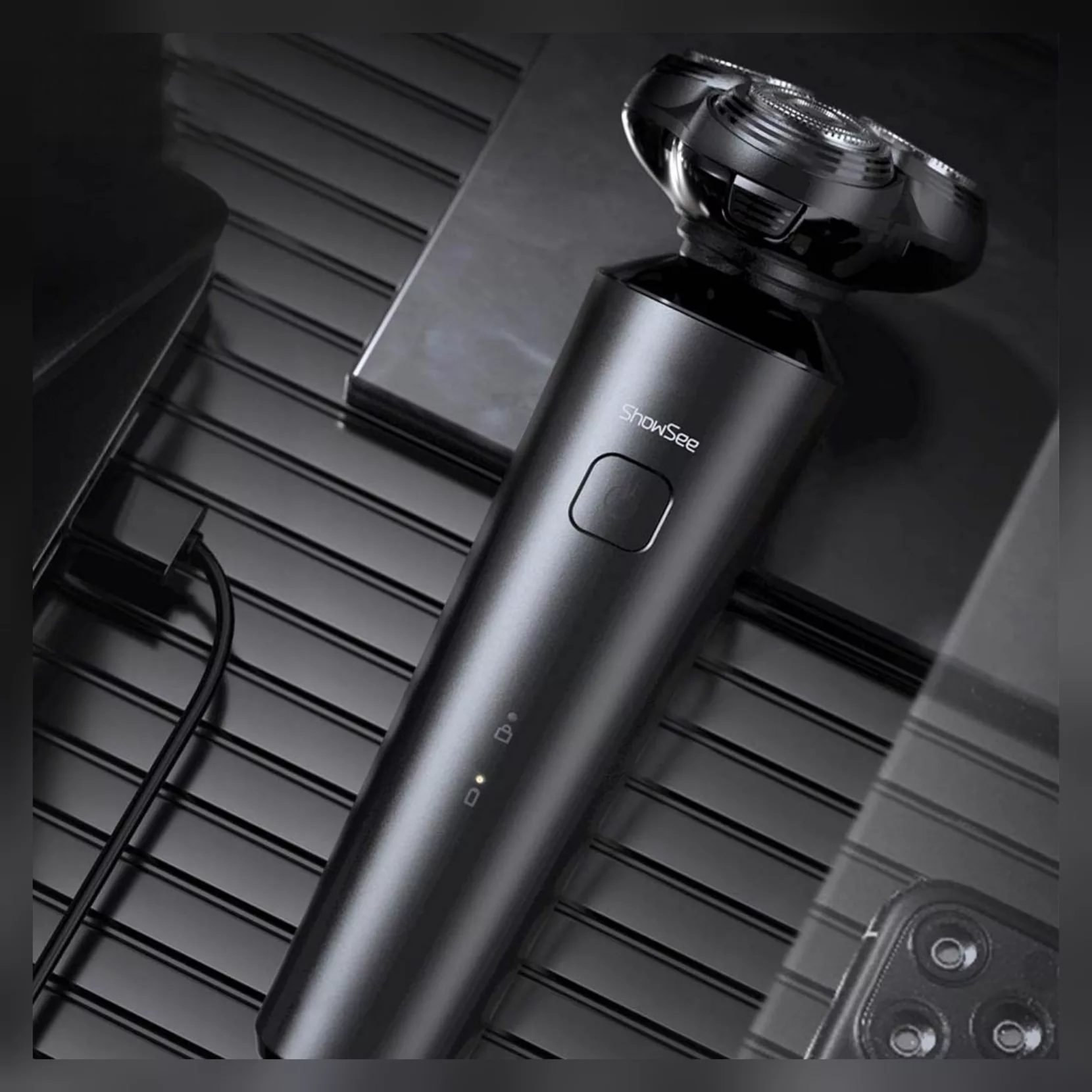 ست ماشین اصلاح موی صورت و بدن شوسی مدل Mi F303-BK