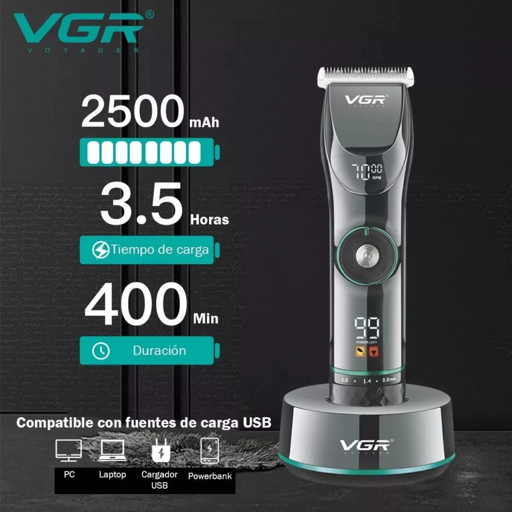 ماشین اصلاح موی سر و صورت وی جی ار مدل v-969