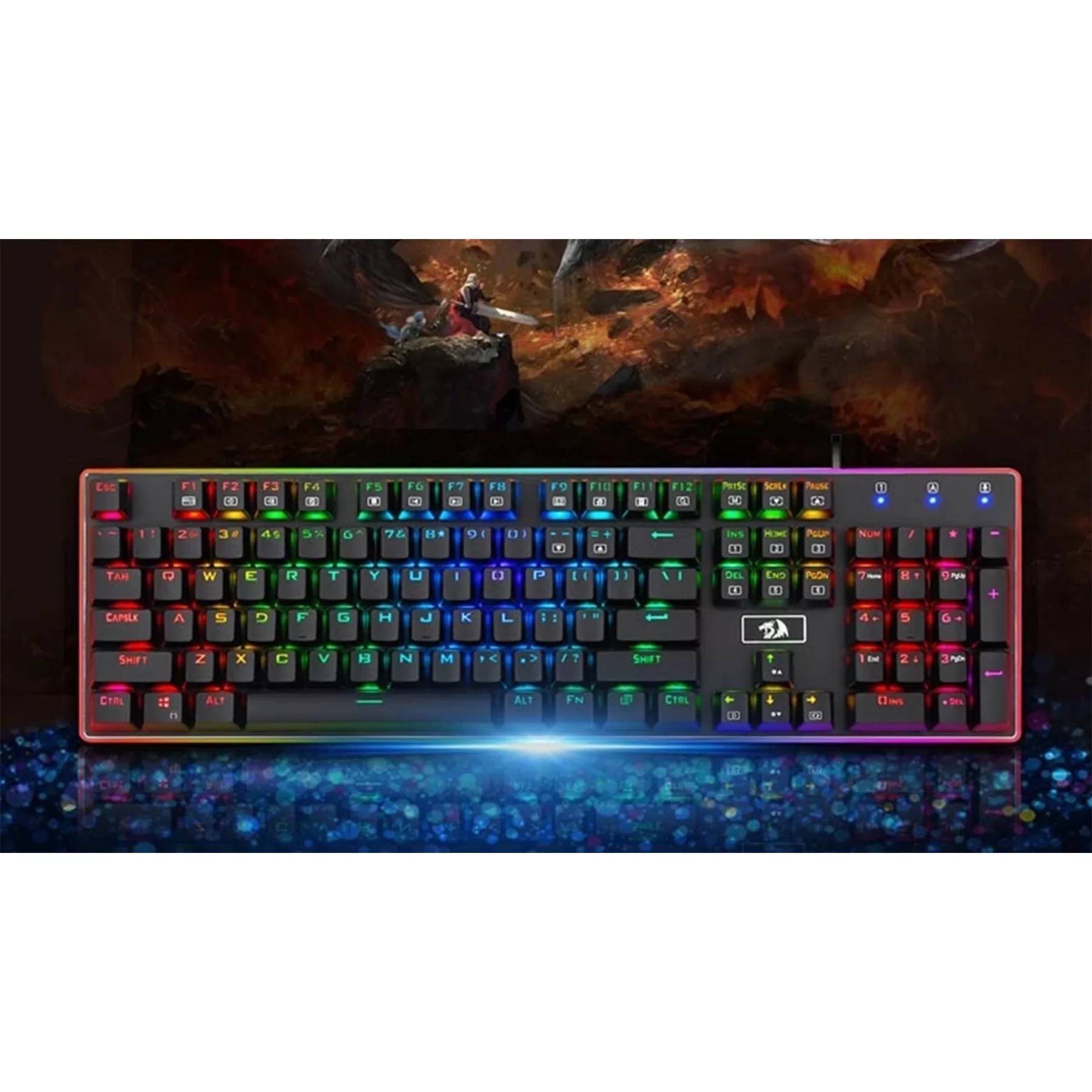 کیبورد مخصوص بازی ردراگون مدل Ratri K595
