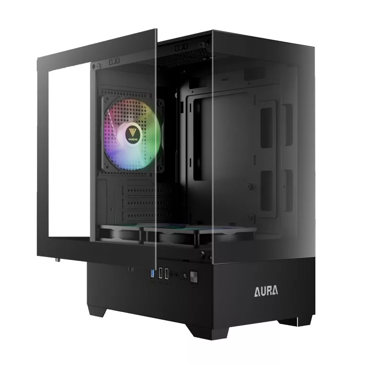 کیس کامپیوتر گیمینگ گیم دیاس مدل AURA GC9M BK