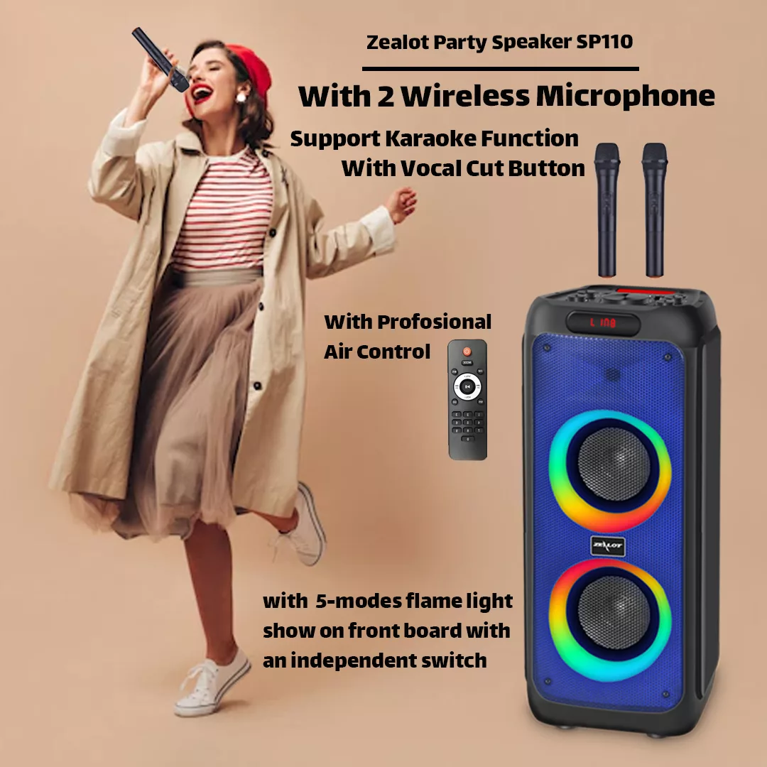 اسپیکر بلوتوثی قابل حمل زیلوت مدل SP110