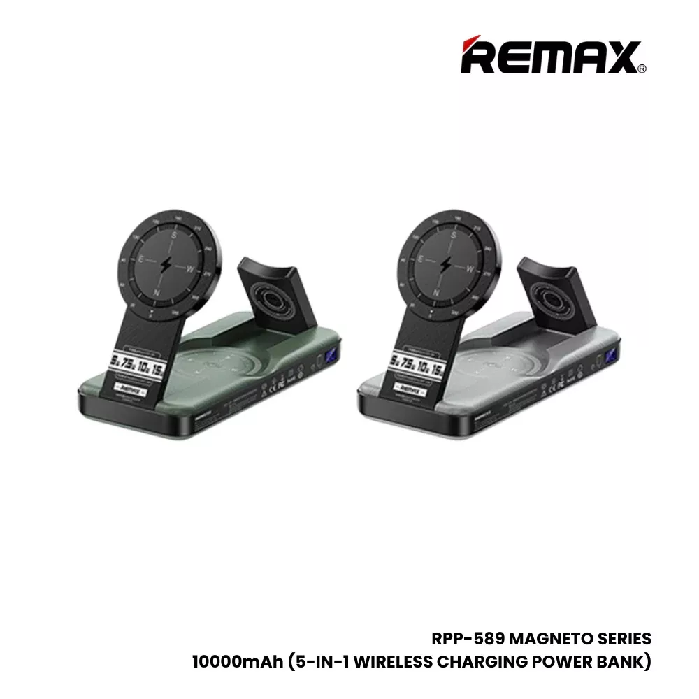 پاوربانک ریمکس مدل REMAX RPP-589  ظرفیت 10000 میلی آمپر ساعت