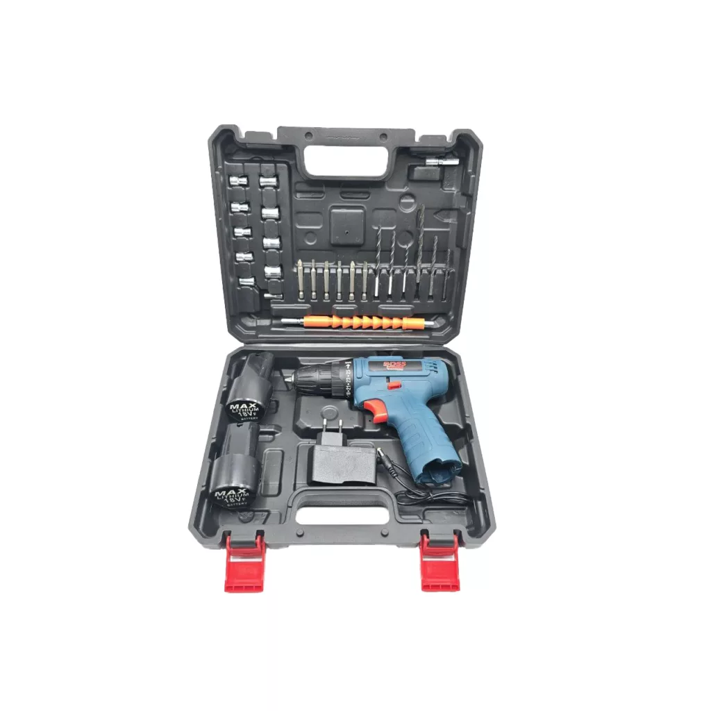 مجموعه 28 عددی دریل 10 میلیمتری 18 ولت باس مدل 18V-dual battery