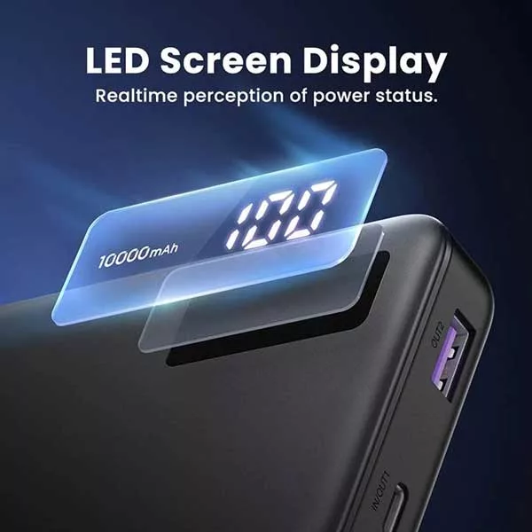 پاوربانک یوگرین مدل PB311 کد 25742 ظرفیت 10000 میلی آمپر ساعت