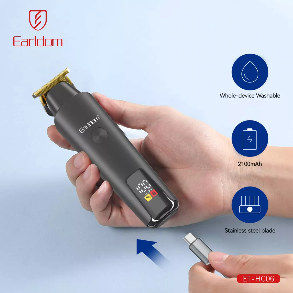 ماشین اصلاح موی سر و صورت شارژی ارلدام مدل HC06