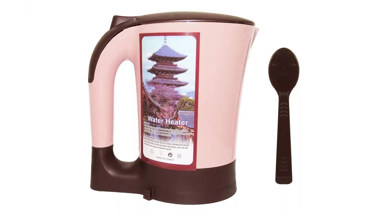 کتری برقی مسافرتی ترکیه ای مدل Water Heater به همراه جا کلیدی برج ایفل