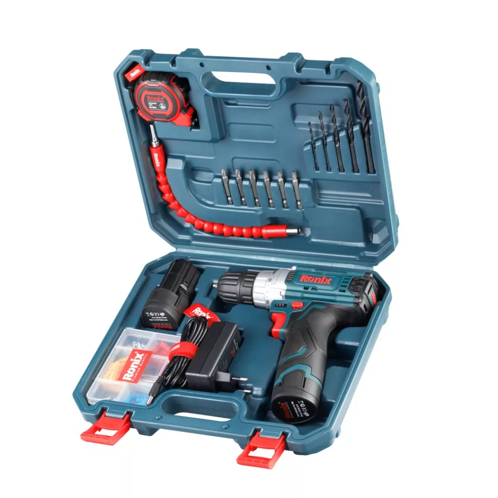 مجموعه 19 عددی دریل چکشی رونیکس مدل RS-8613