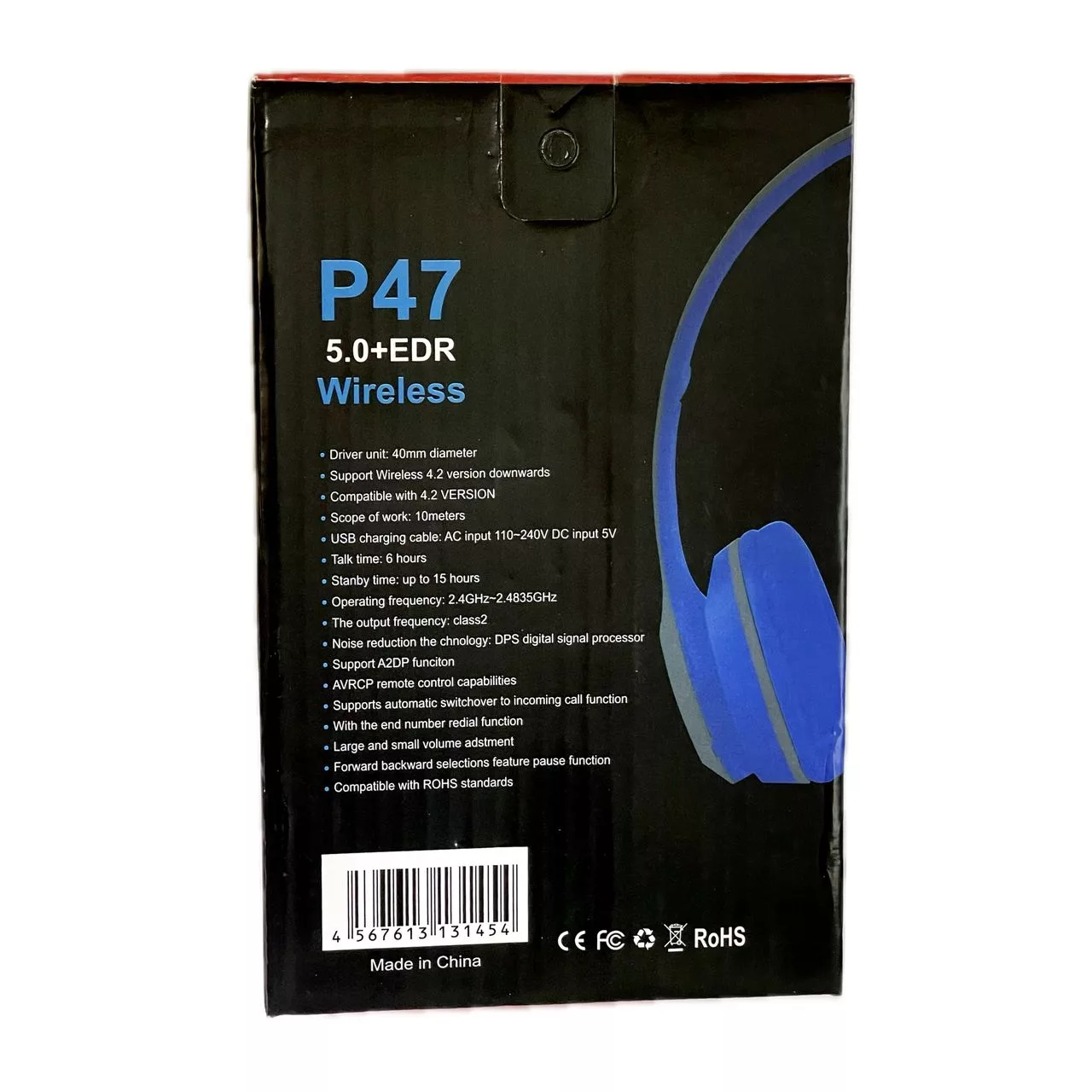 هدست بلوتوثی مدل P47 PECTOR 5.0+EDR