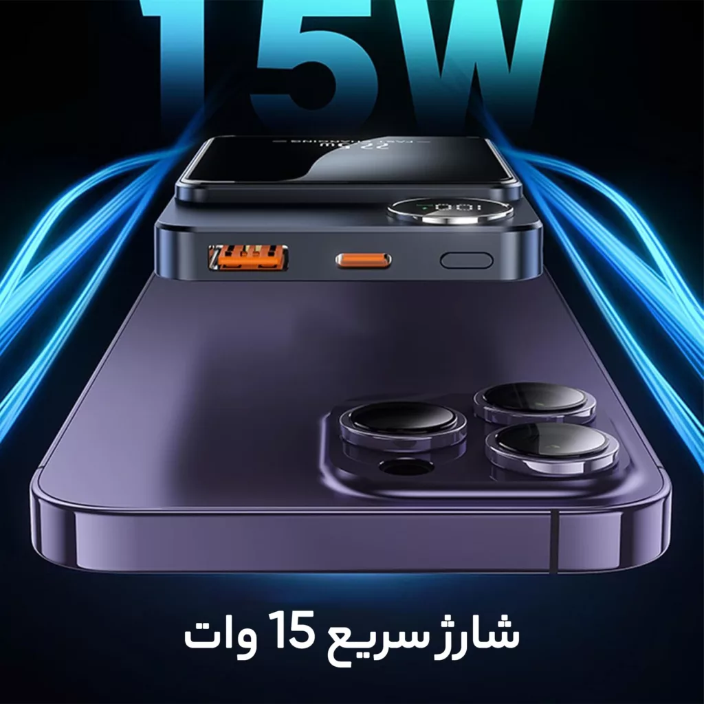 پاوربانک مدل ipo009 mini ظرفیت 10000 میلی آمپر ساعت