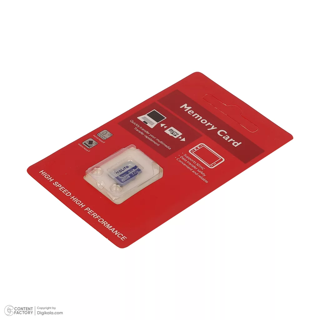 کارت حافظه MicroSDHC پرولایف مدل U3 کلاس 10 استاندارد UHS-I سرعت 80MBps ظرفیت 32 گیگابایت