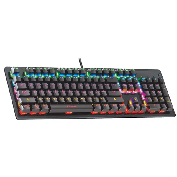 کیبورد گیمینگ جرتک مدل SPRINT JK520، مکانیکال سوییچ آبی، Full-Size، نورپردازی LED RGB