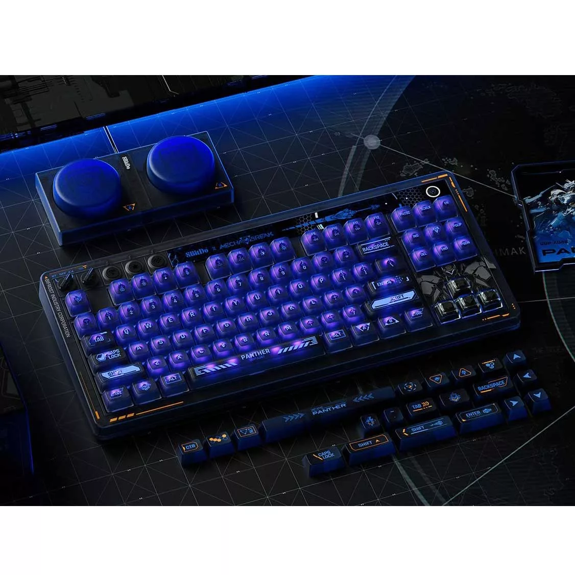 کیبورد گیمینگ ایت بیت دو مدل 8BitDo Mecha BREAK