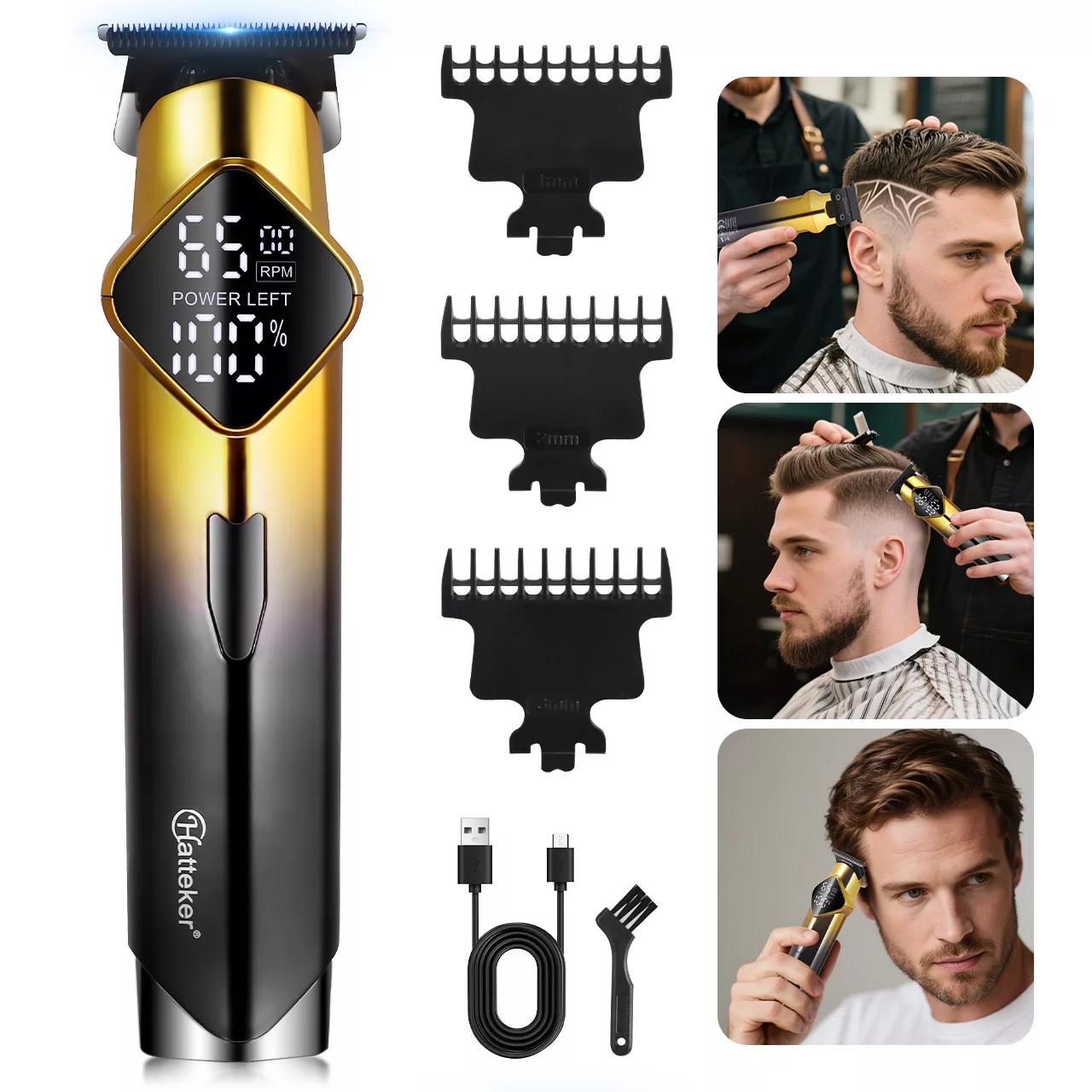 ماشین اصلاح موی سر شارژی هاتکر مدل HT-6132