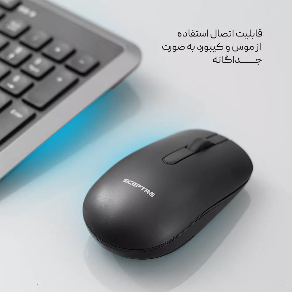 کیبورد و ماوس بلوتوثی اسکپتر مدل titan