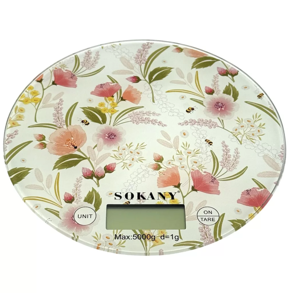 ترازو آشپزخانه دیجیتال سوکانی مدل SK-19033 حداکثر ظرفیت قابل اندازه‌گیری 5 کیلوگرم با دقت اندازه‌گیری 1 گرم