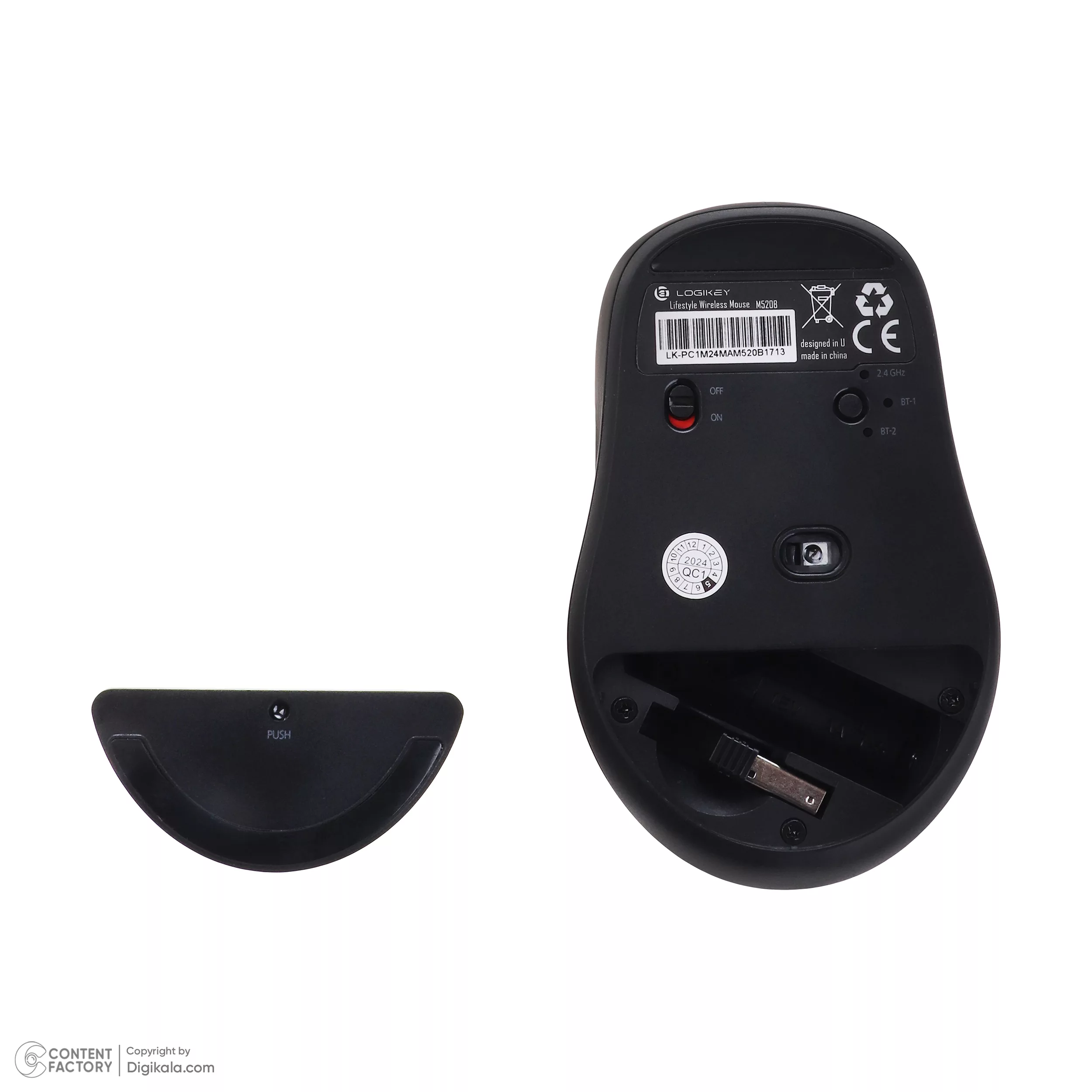 ماوس بی سیم لاجی کی مدل M520B