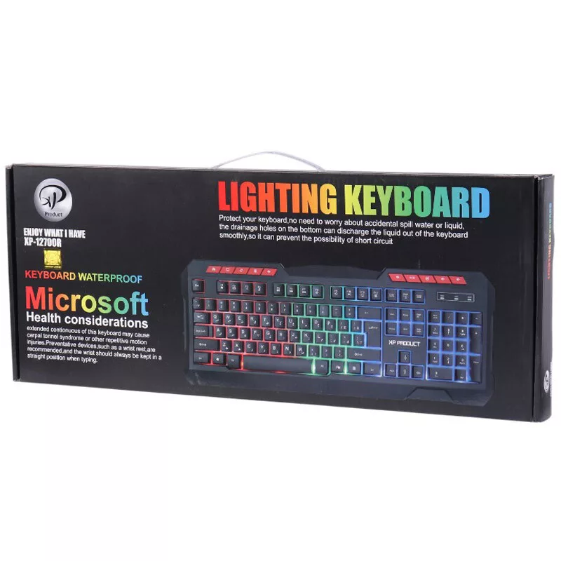 کیبورد مخصوص بازی ایکس پی-پروداکت مدل 12700R