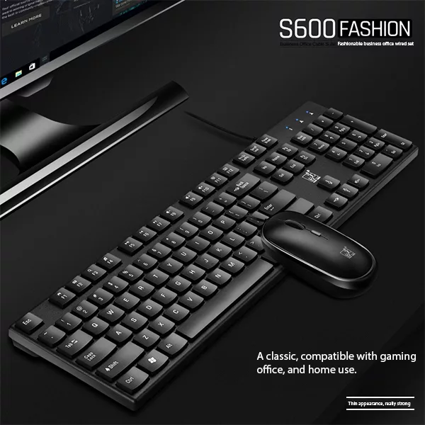 ست ماوس و کیبورد مدل S600