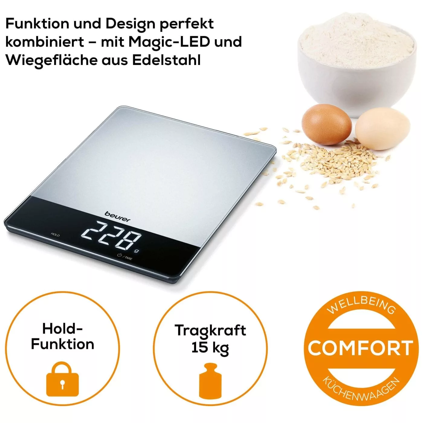 ترازوی آشپزخانه بیورر مدل KS 34 XL