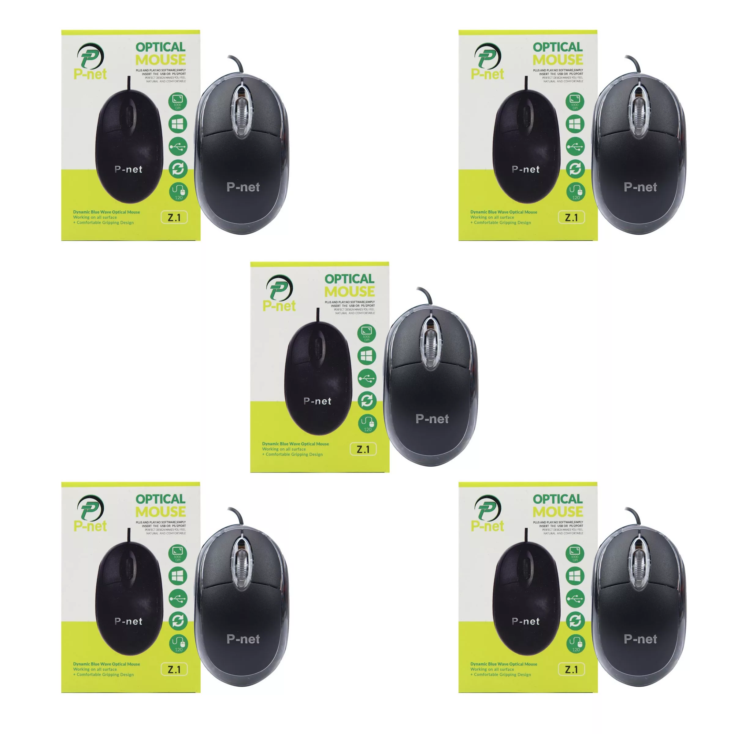 ماوس پی نت مدل z.1 بسته 4 عددی