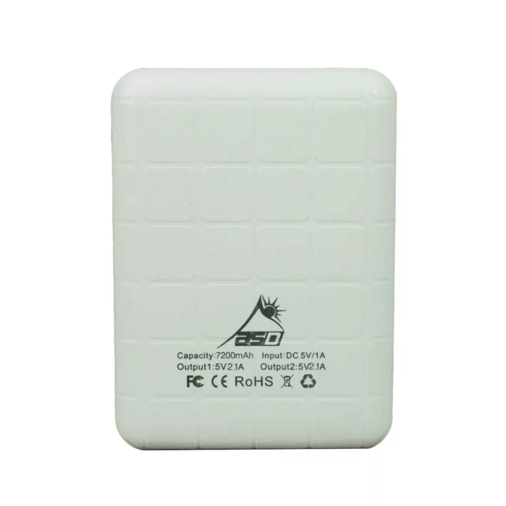 پاوربانک ای اس دی مدل NIVA ظرفیت 7200 میلی آمپر ساعت