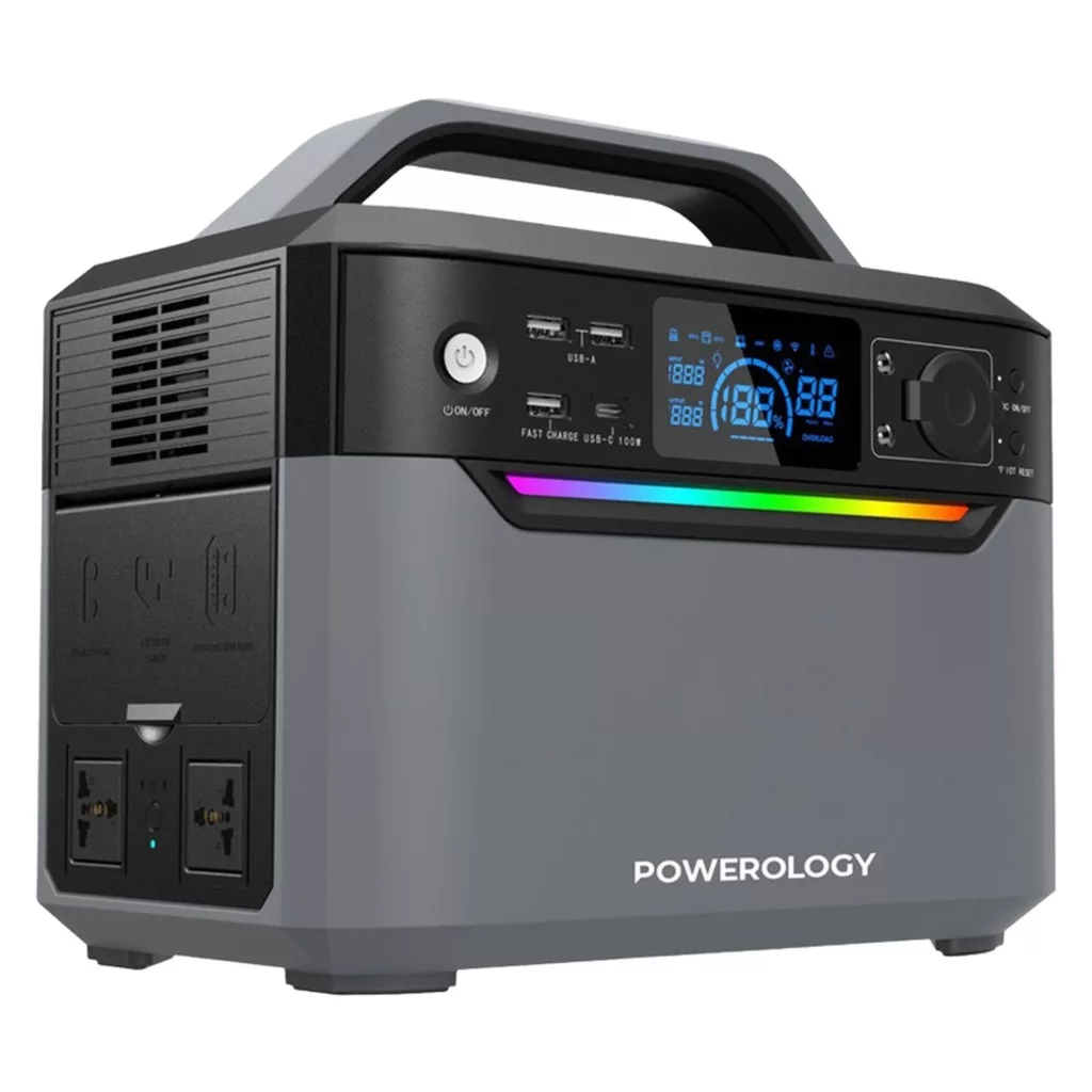 پاوربانک پاورولوجی مدل PPBCHA39 ظرفیت 120000 میلی‌آمپر ساعت