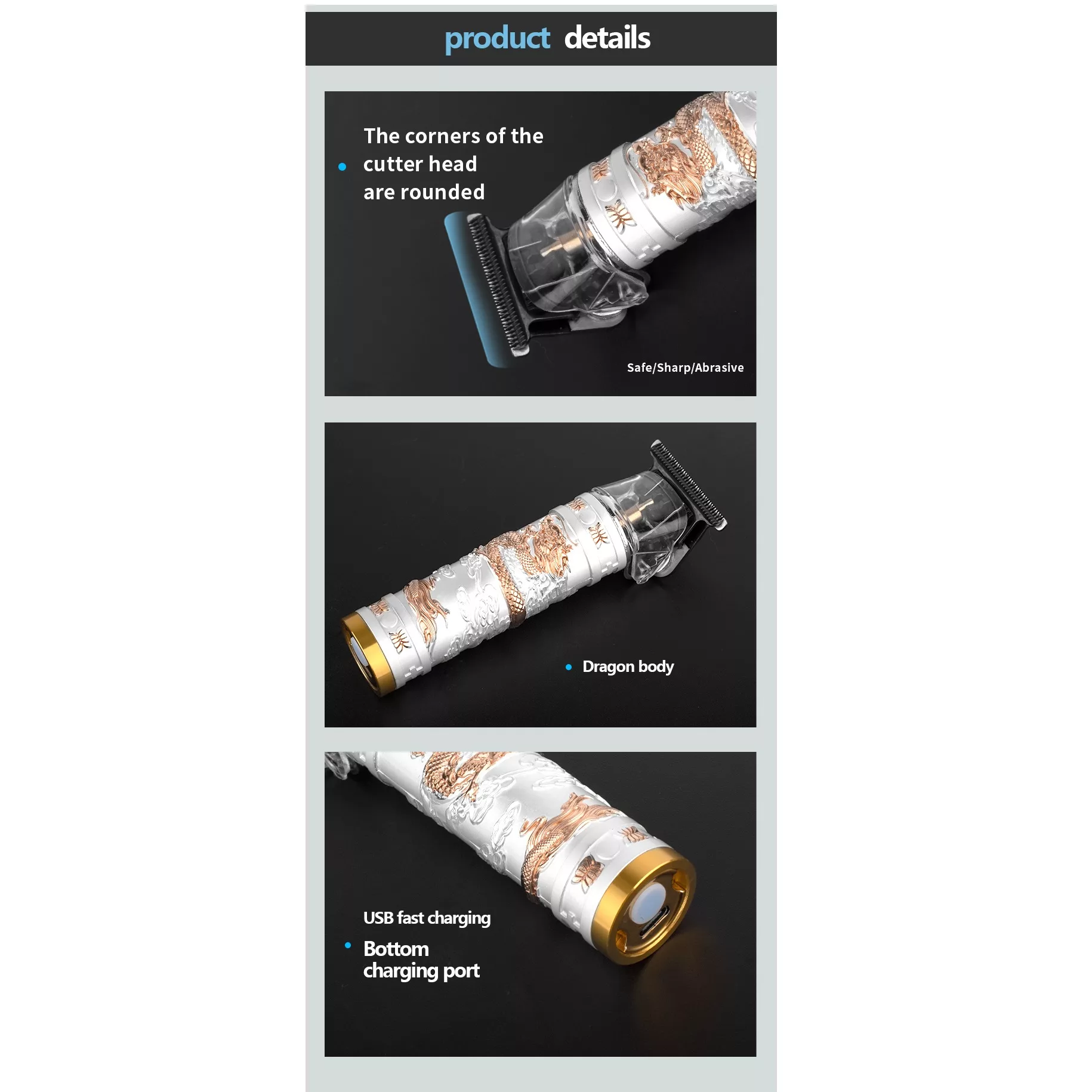 ماشین اصلاح موی سر و صورت کد YM003-T بسته دو عددی