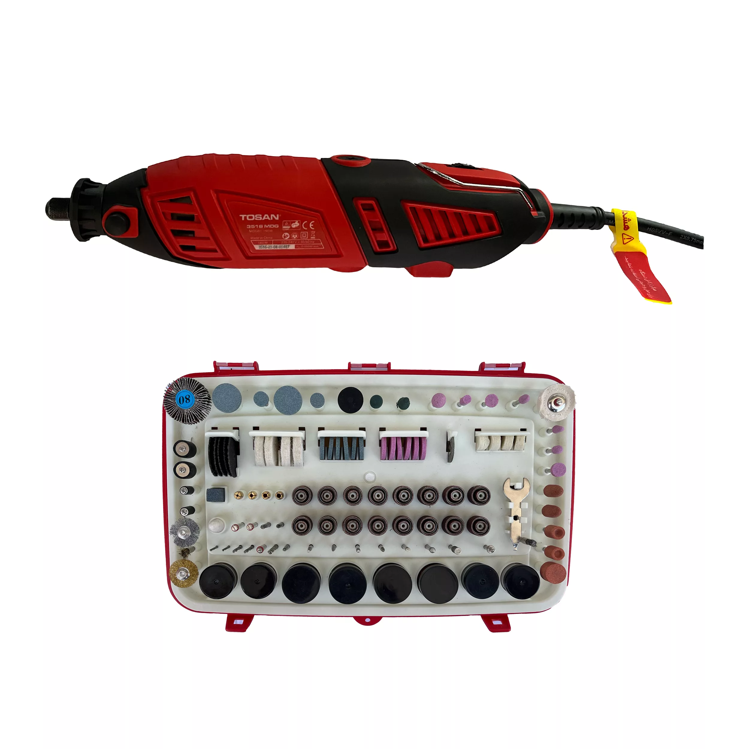 فرز مینیاتوری توسن مدل 3516 MDG 194 مجموعه 194 عددی فرز مینیاتوری توسن مدل 3516 MDG 194 مجموعه 194 عددی