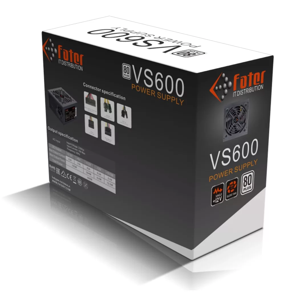 منبع تغذیه کامپیوتر فاطر مدل VS600