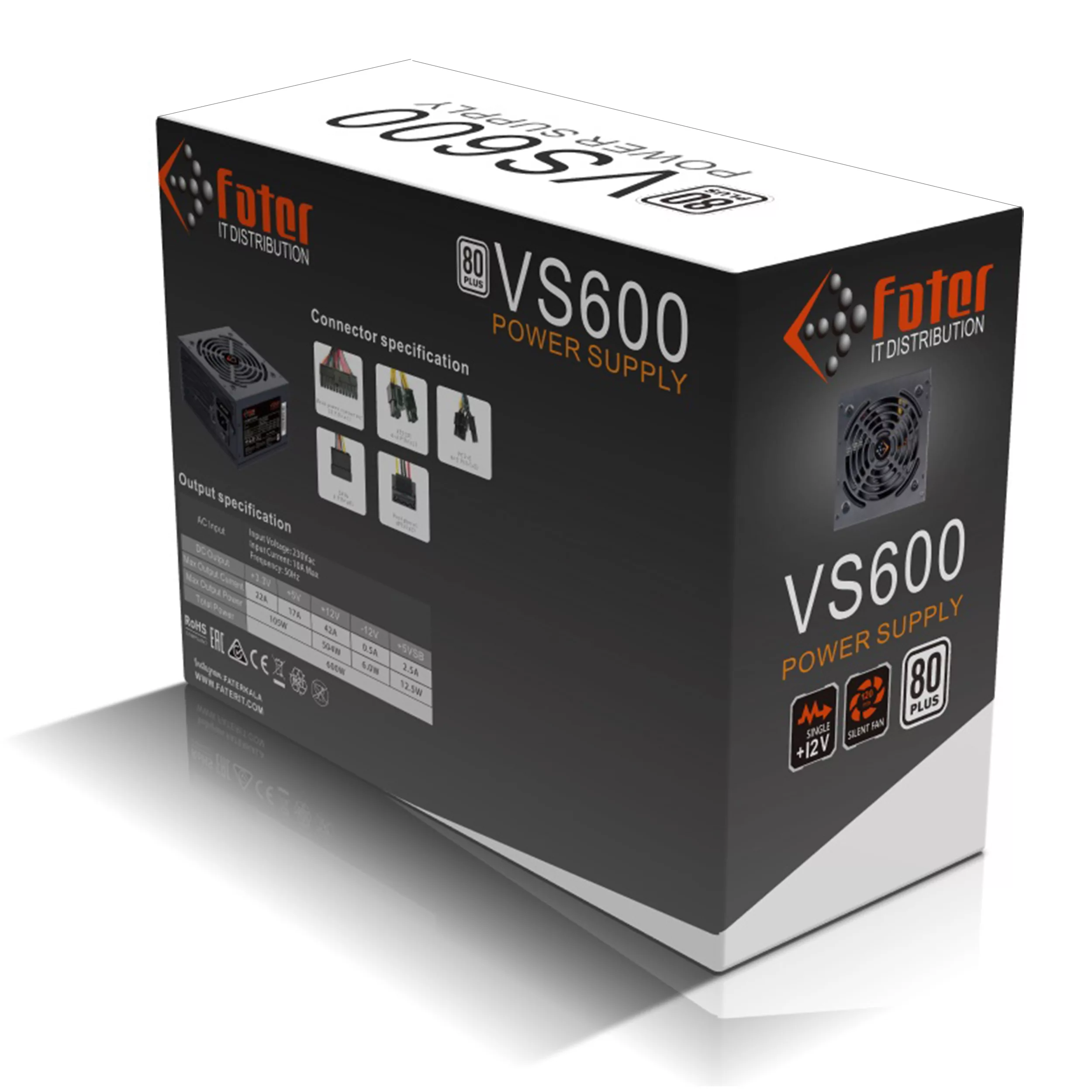 منبع تغذیه کامپیوتر فاطر مدل VS600