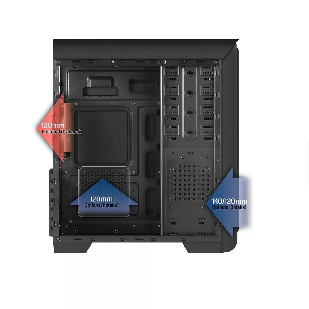 کیس کامپیوتر گرین مدل HIWA